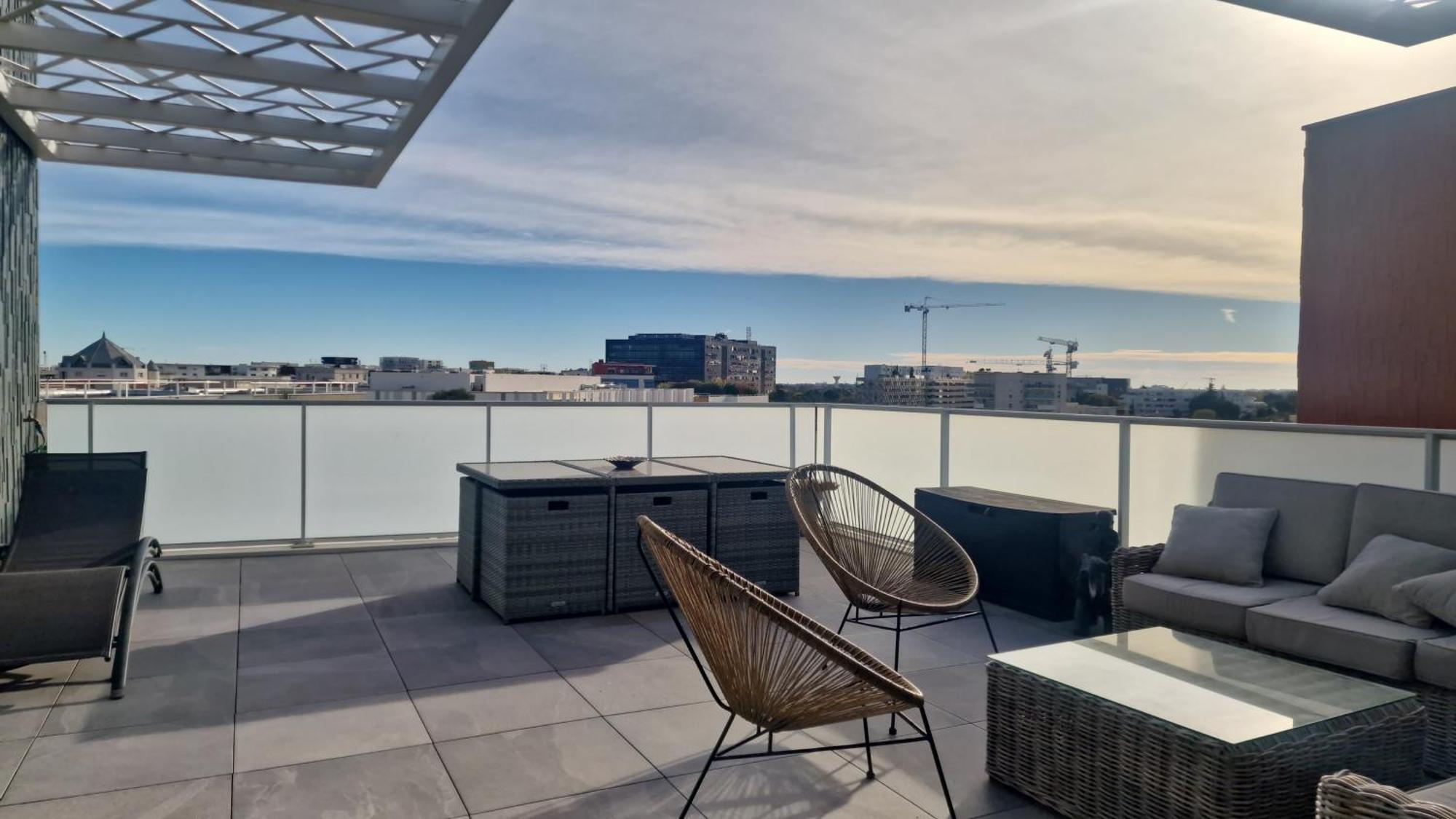 Toit-Terrasse Avec Vue Magnifique Sur Montpellier Apartment Exterior photo